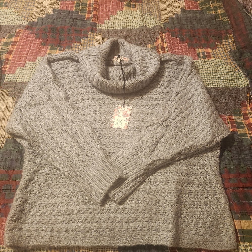 Sage Blue Sweater in Large